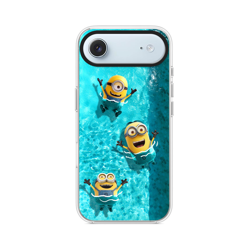 ミニオンとプール遊び iPhone Airオリジナルケース
