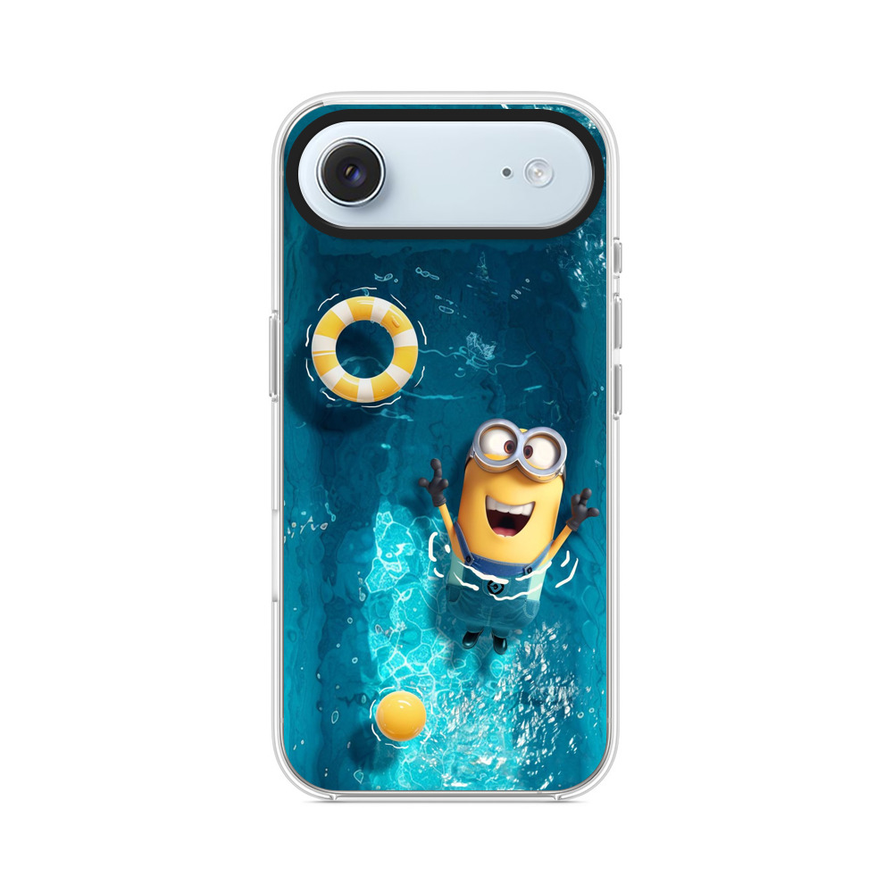ミニオンと浮き輪 iPhone Airオリジナルケース