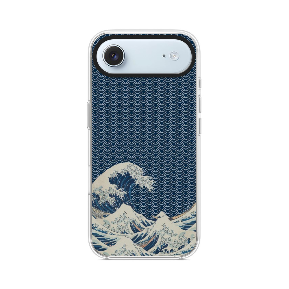 波の模様 iPhone Airオリジナルケース