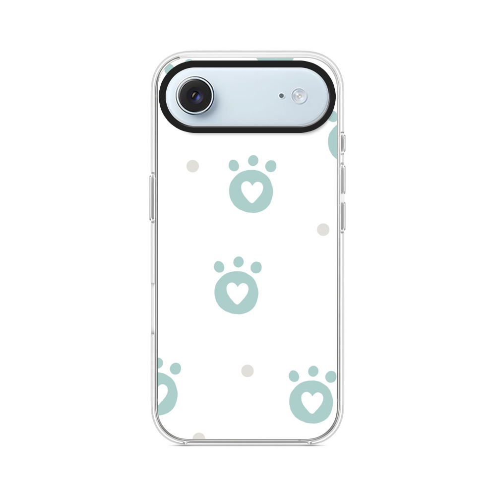 ねこ足跡のパターン iPhone Airオリジナルケース