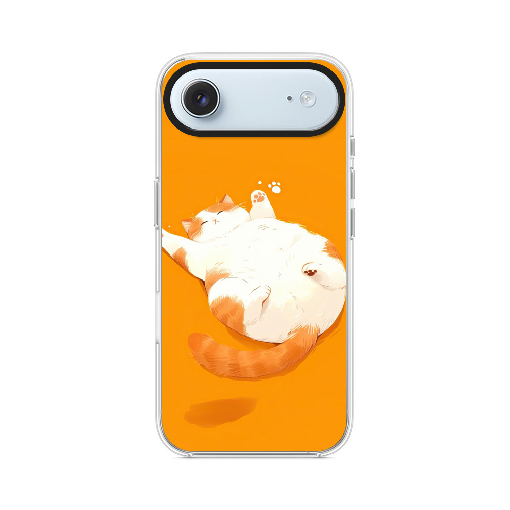 お腹を見せる猫 iPhone Airオリジナルケース