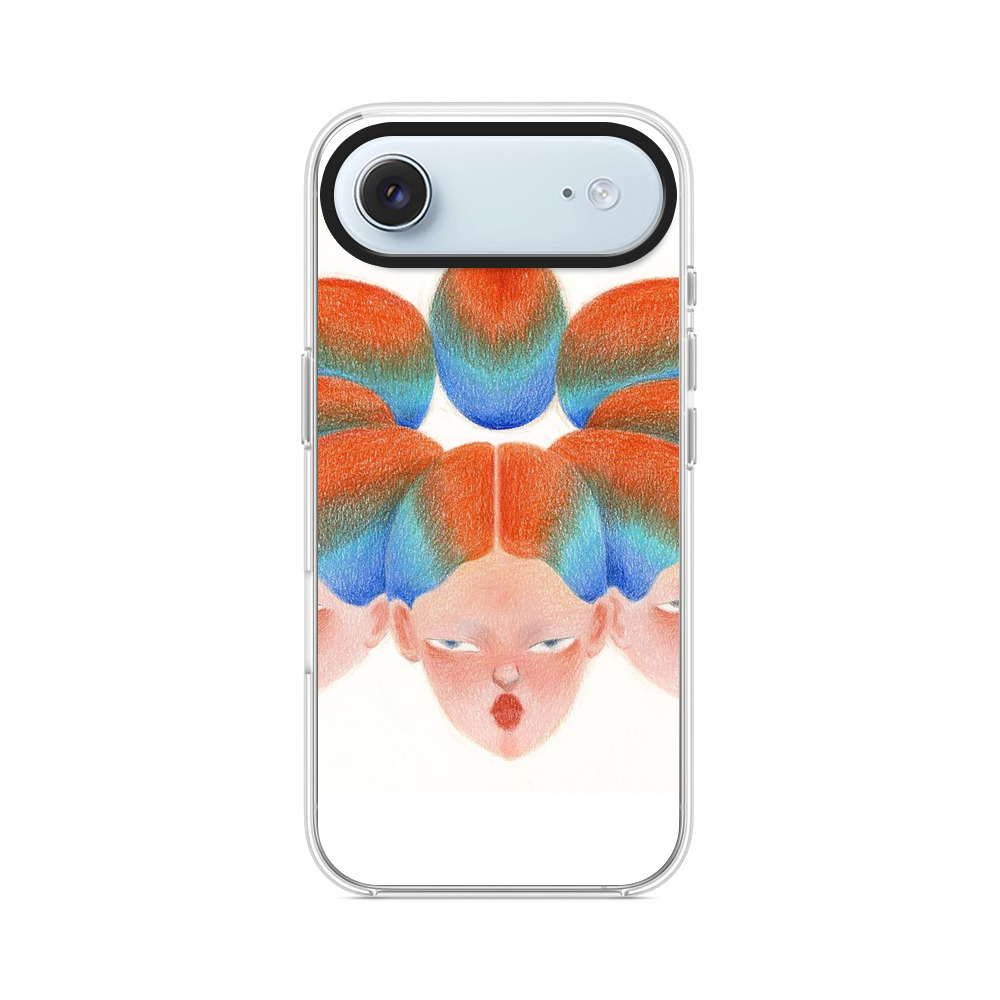 虹色の複数の顔 iPhone Airオリジナルケース