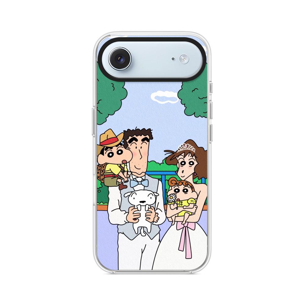 野原家族イラスト iPhone Airオリジナルケース