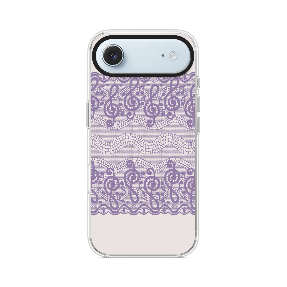 音符レース模様 iPhone Airオリジナルケース