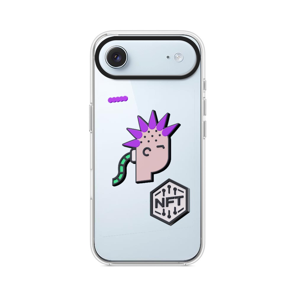 パンク風のキャラクター iPhone Airオリジナルケース