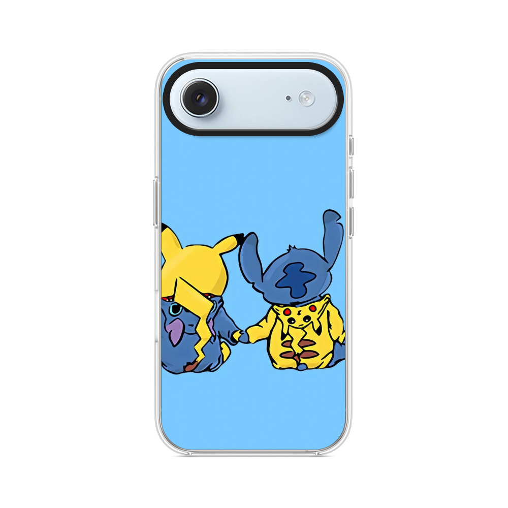 ピカチュウとスティッチ iPhone Airオリジナルケース