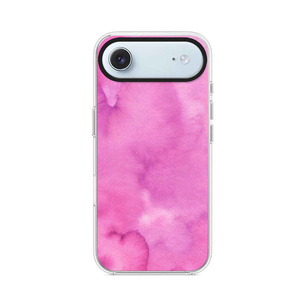 ピンクの水彩グラデーション iPhone Airオリジナルケース