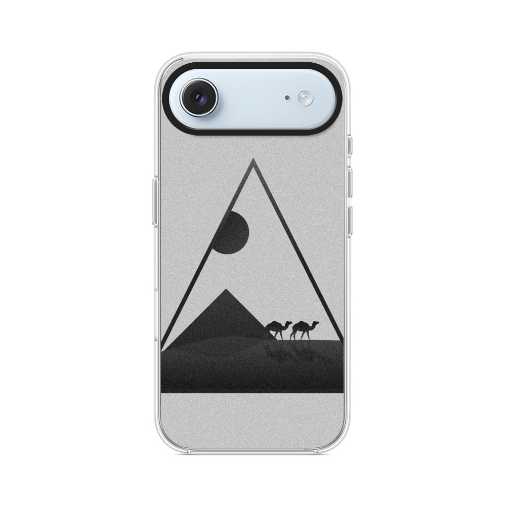 ピラミッドとラクダシルエット iPhone Airオリジナルケース