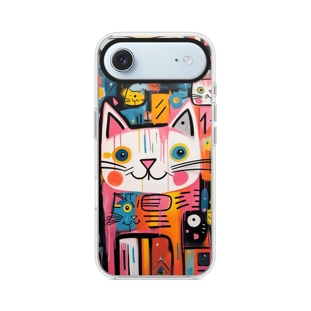ポップアートの猫 iPhone Airオリジナルケース