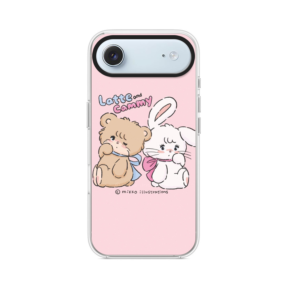 ラテとキャミ iPhone Airオリジナルケース