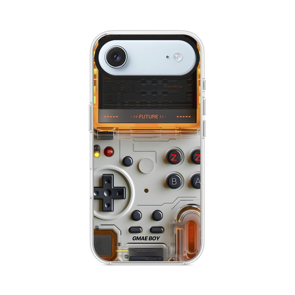 未来的ゲーム機ボタン iPhone Airオリジナルケース