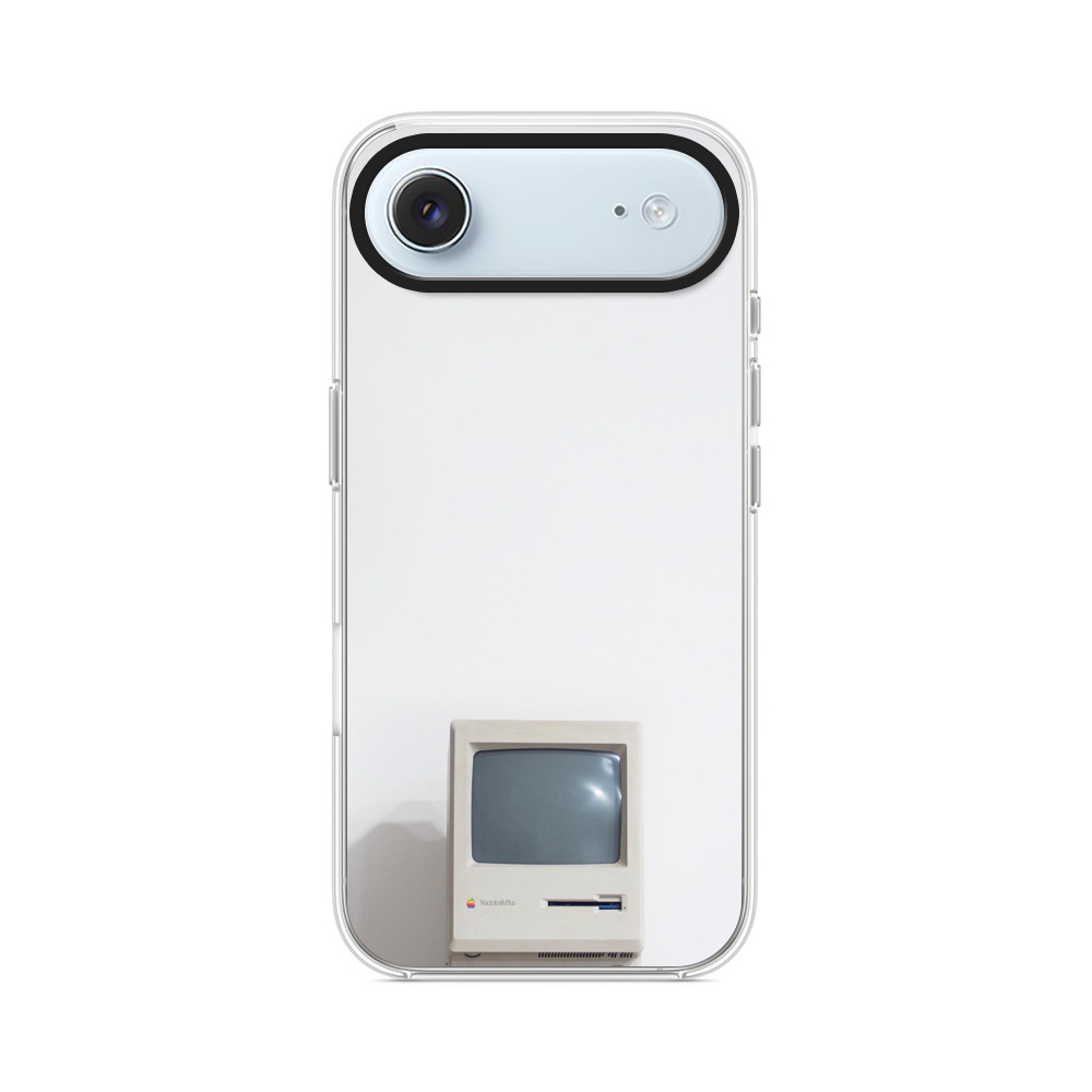 レトロテレビモニター部分の写真 iPhone Airオリジナルケース