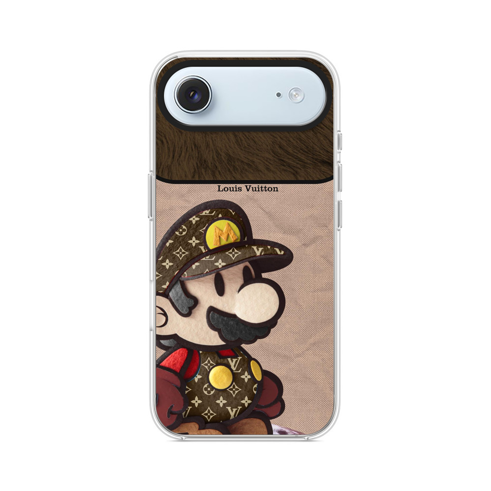 ルイヴィトン柄マリオ iPhone Airオリジナルケース