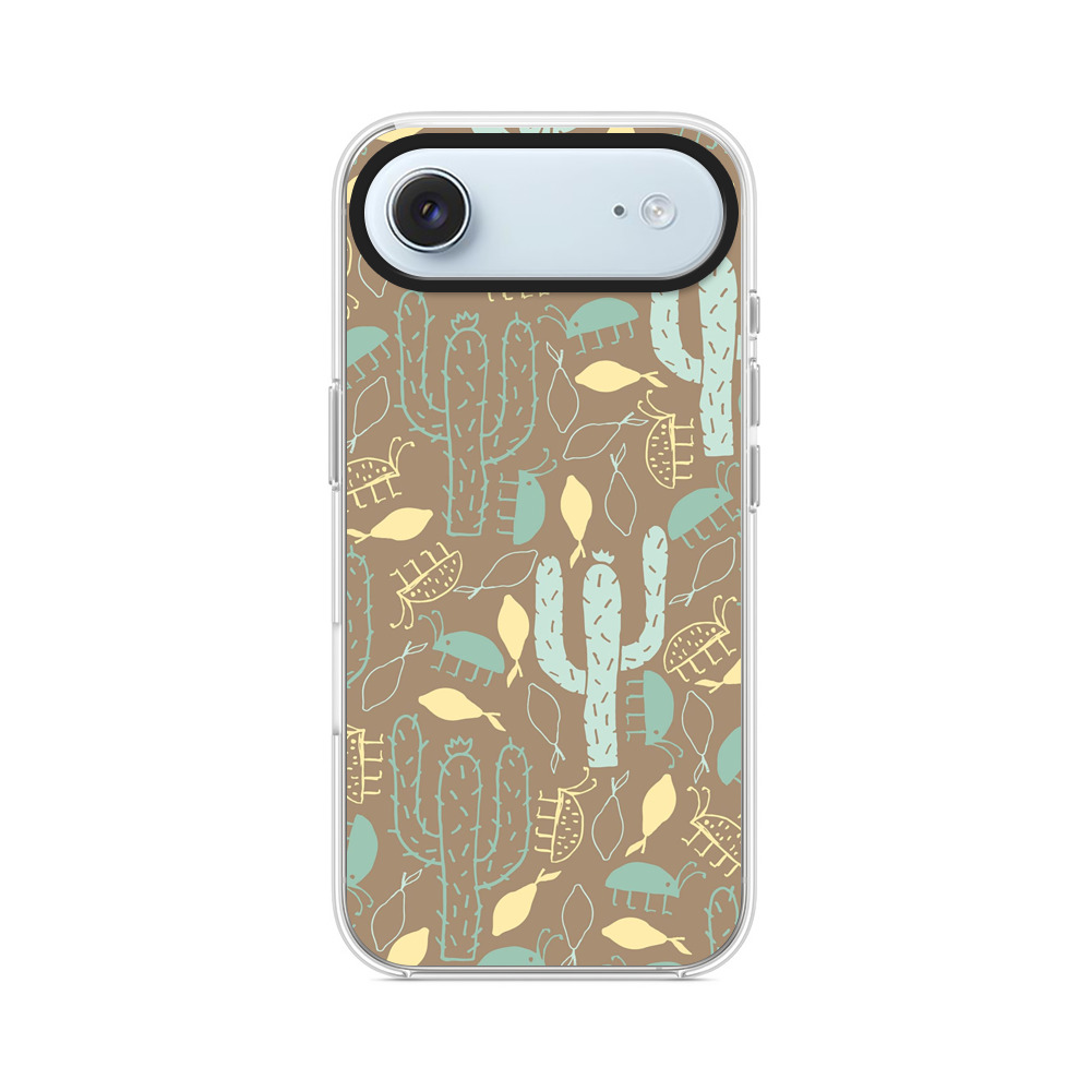 サボテンの模様 iPhone Airオリジナルケース