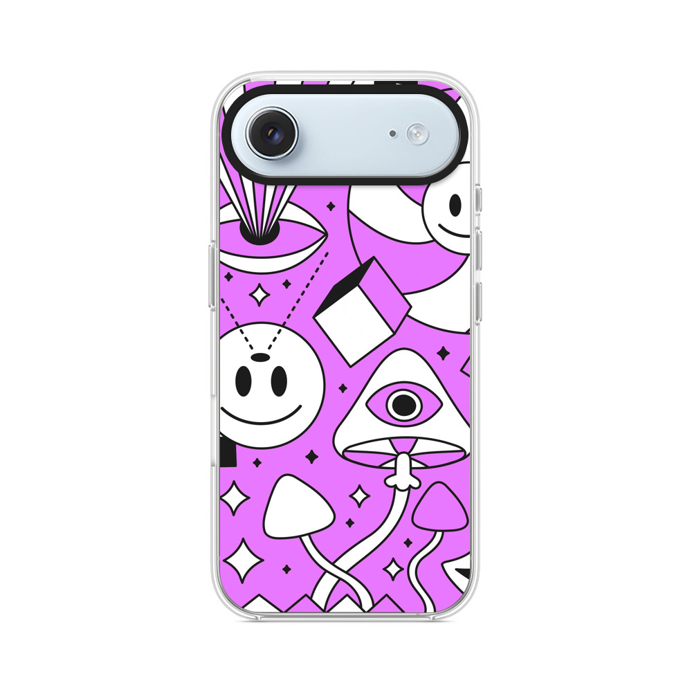 サイケデリックなパターン iPhone Airオリジナルケース