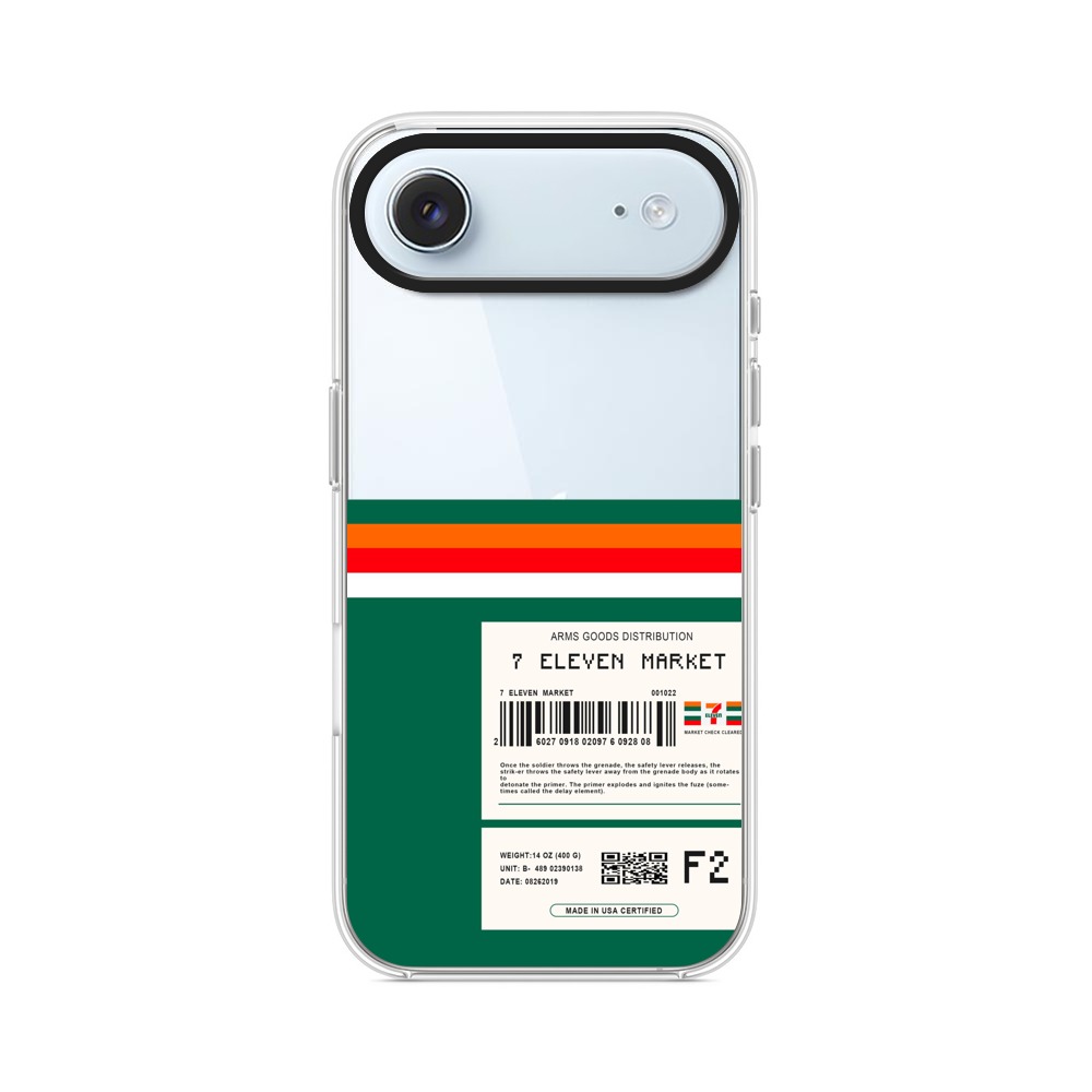 セブンイレブン風バーコード iPhone Airオリジナルケース