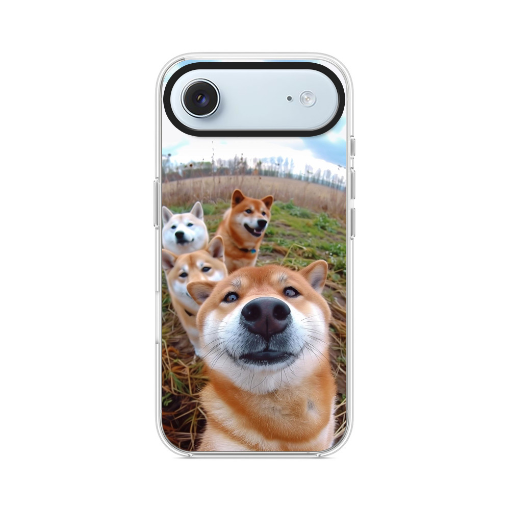 柴犬四匹集合 iPhone Airオリジナルケース