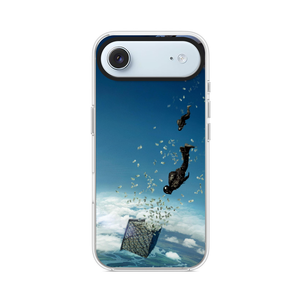 ドル札とスカイダイビー iPhone Airオリジナルケース