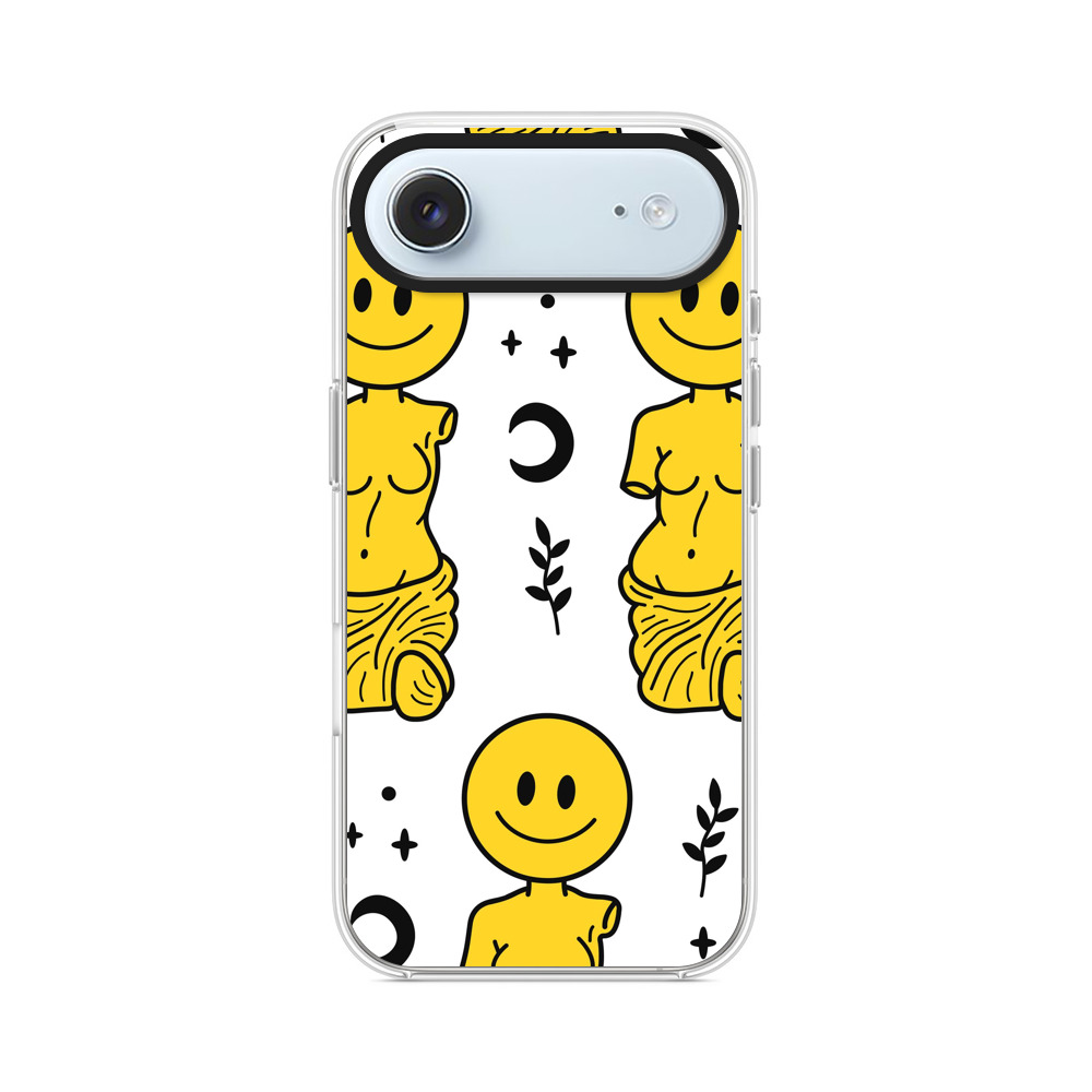 スマイルフェイスとヴィーナス像のパターン venus-smiley スマイルフェイスとヴィーナス像のパターン venus-smiley