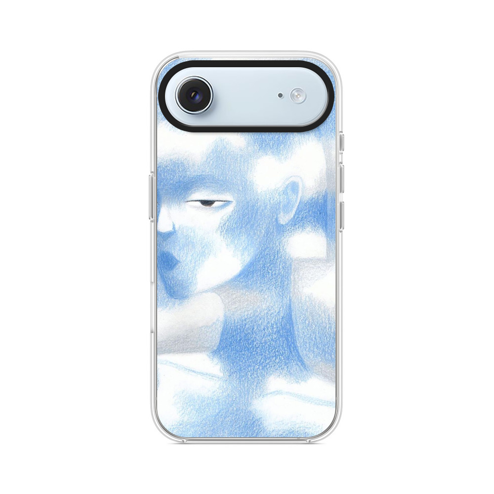 空と一体化する人のイラスト iPhone Airオリジナルケース