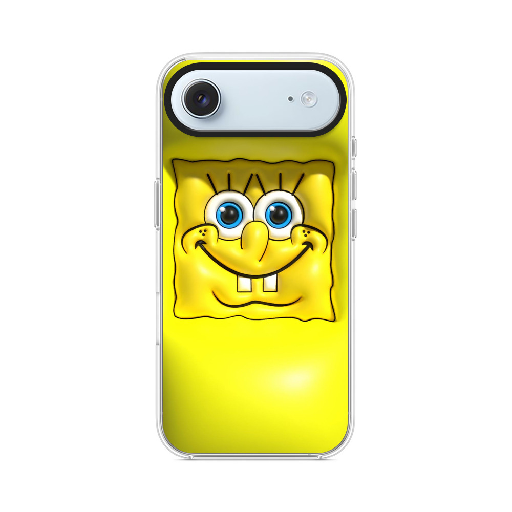 スポンジボブ顔デザイン iPhone Airオリジナルケース