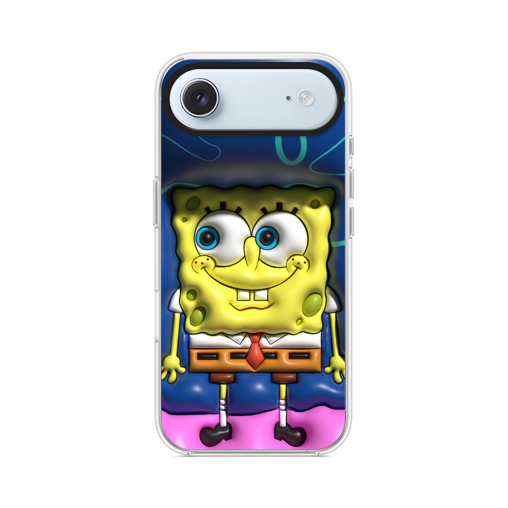 スポンジボブのイラスト iPhone Airオリジナルケース
