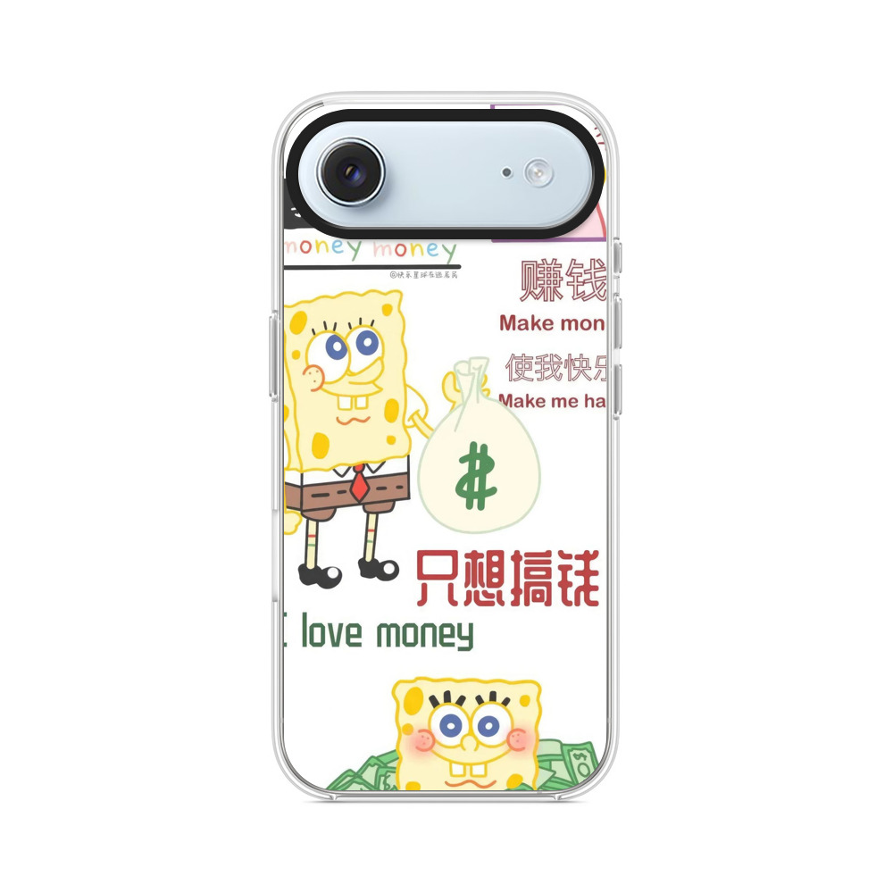 スポンジボブとお金 iPhone Airオリジナルケース