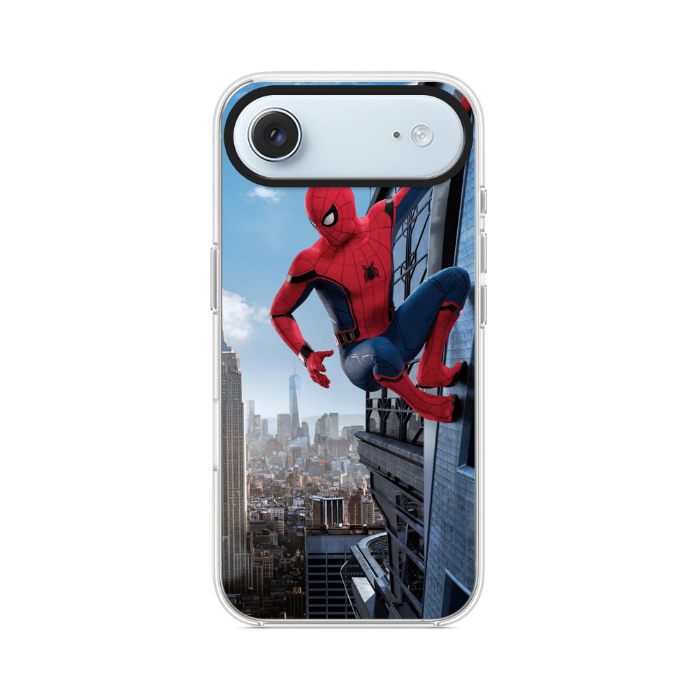 ビル壁のスパイダーマン iPhone Airオリジナルケース