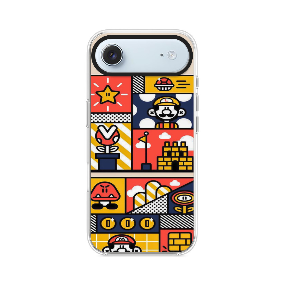 マリオゲームモチーフ iPhone Airオリジナルケース