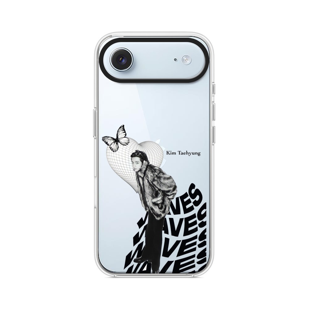 スタイリッシュな蝶 iPhone Airオリジナルケース