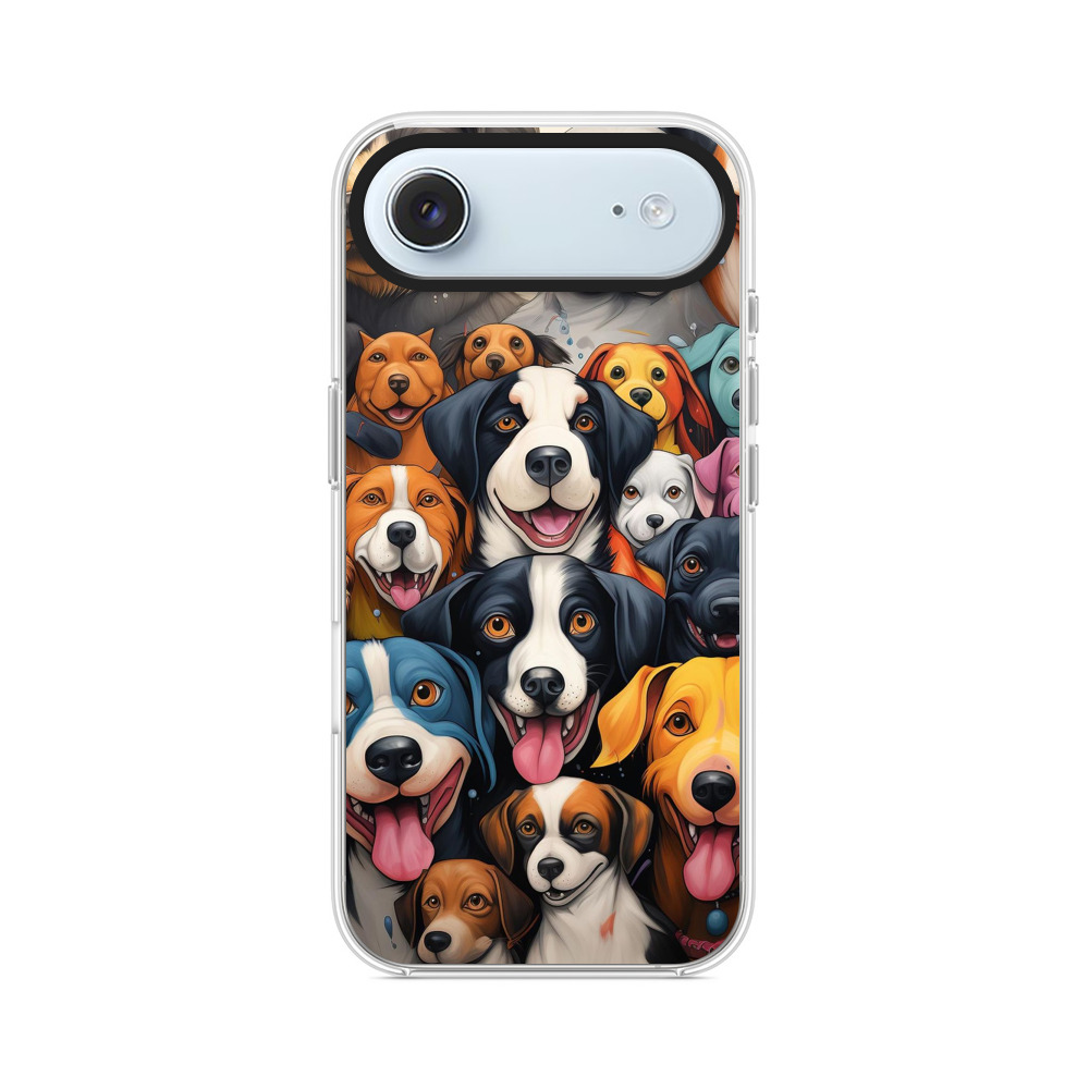 たくさん犬たち集合 iPhone Airオリジナルケース