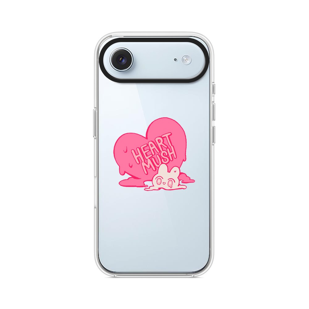 溶けたハートとかわいいキャラクター iPhone Airオリジナルケース