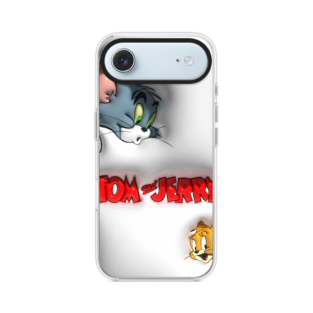 トムとジェリーのロゴ iPhone Airオリジナルケース