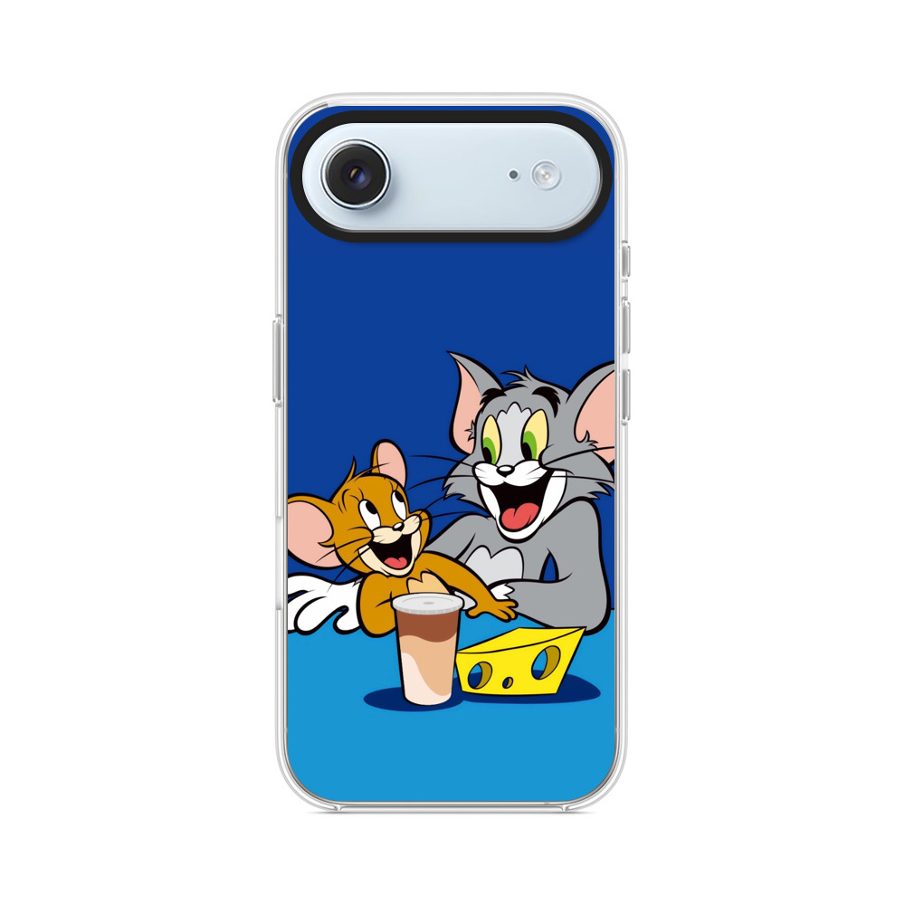 トムとジェリーの笑顔 iPhone Airオリジナルケース