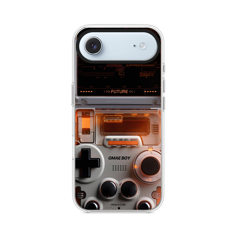 透明レトロゲーム機未来 iPhone Airオリジナルケース