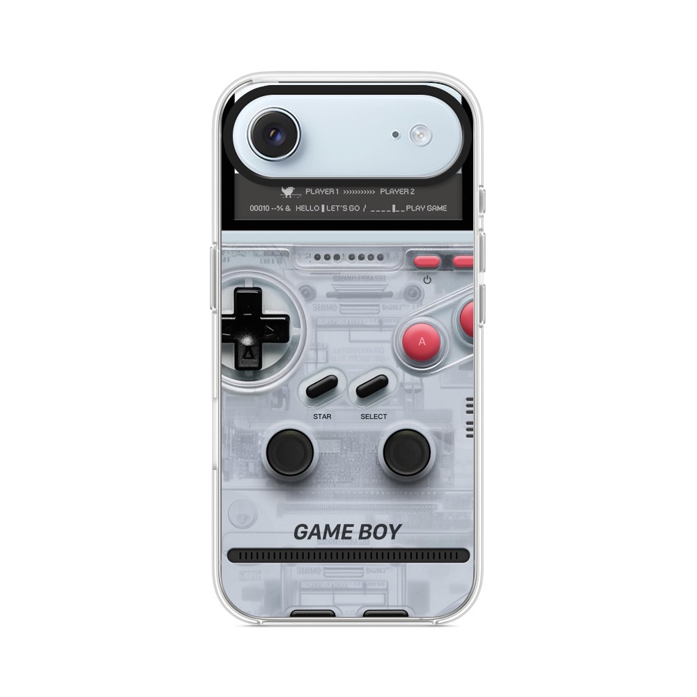 透明レトロゲームコントローラー iPhone Airオリジナルケース