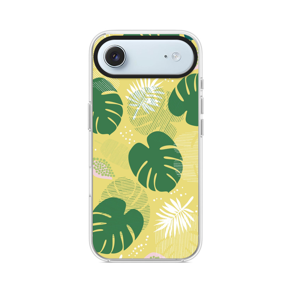 トロピカルリーフパターン iPhone Airオリジナルケース