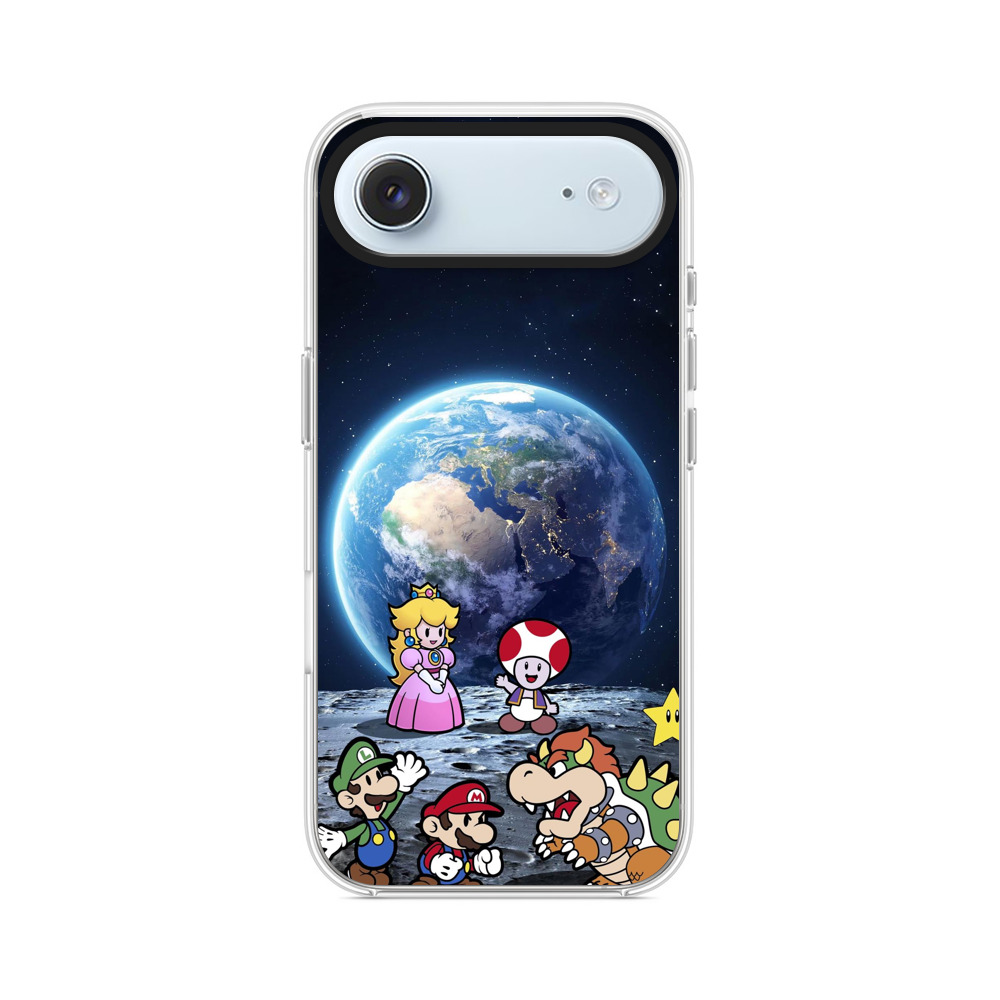 宇宙とゲームキャラ iPhone Airオリジナルケース