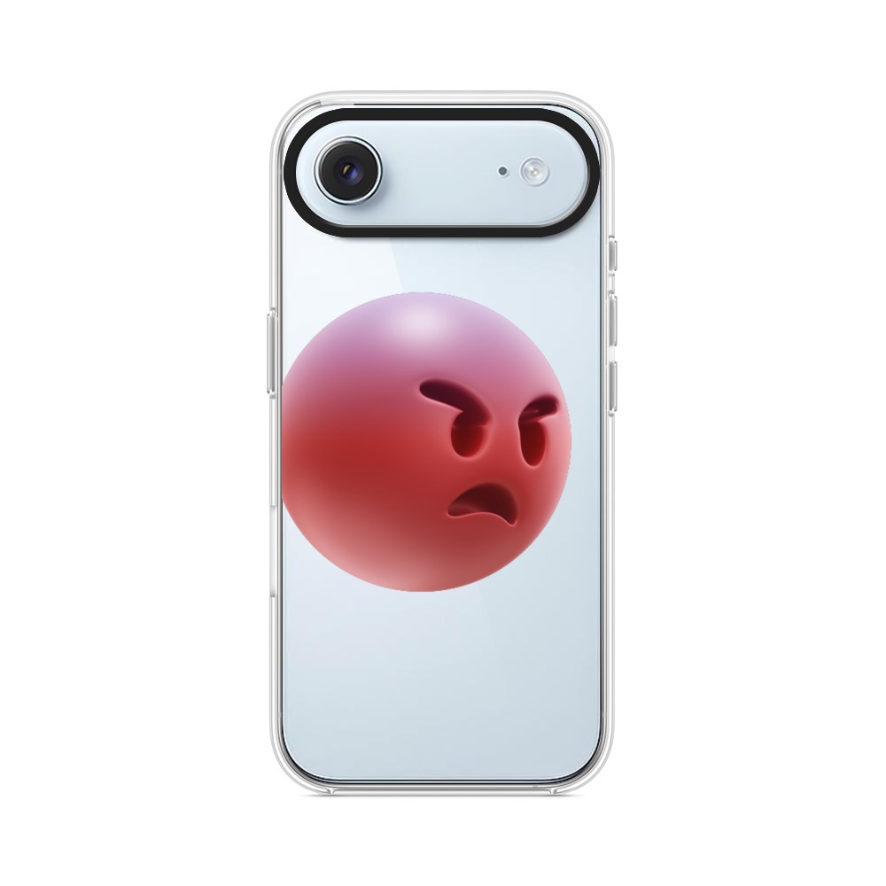 怒っている顔 iPhone Airオリジナルケース