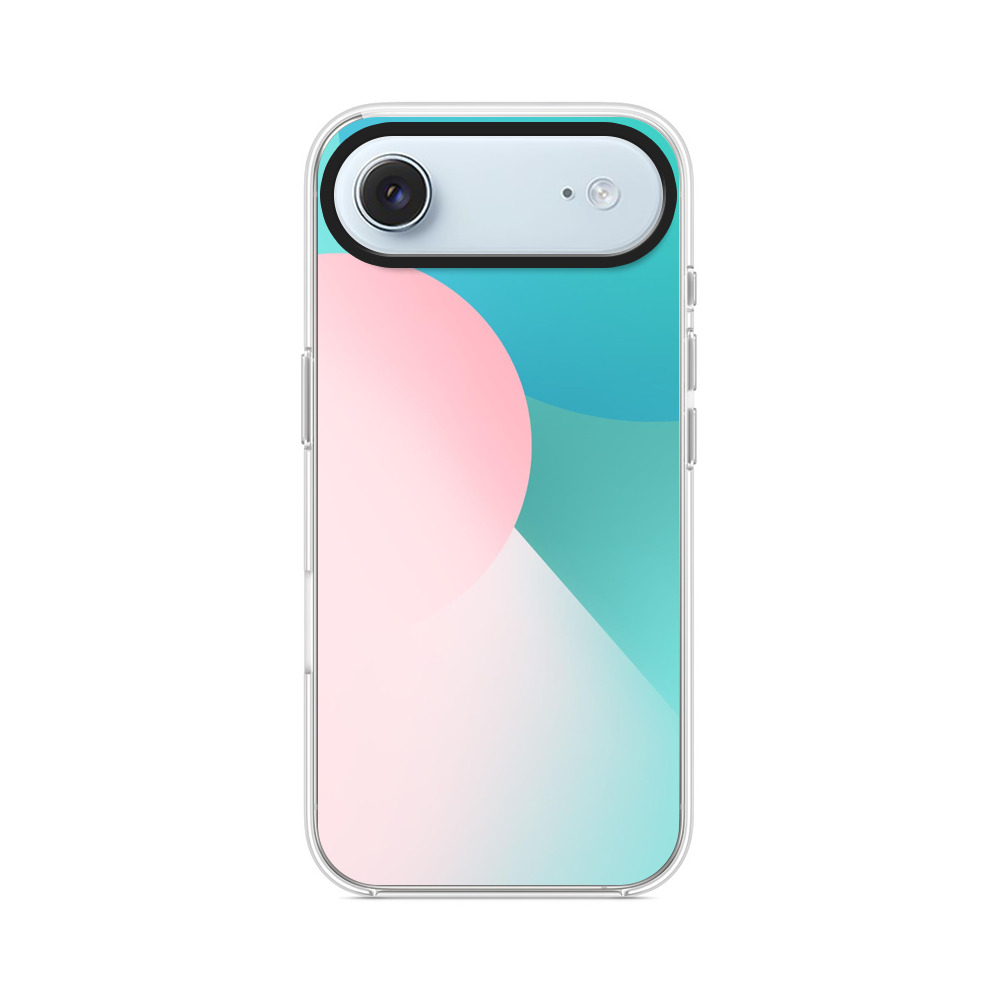 優しいピンクの丸 iPhone Airオリジナルケース