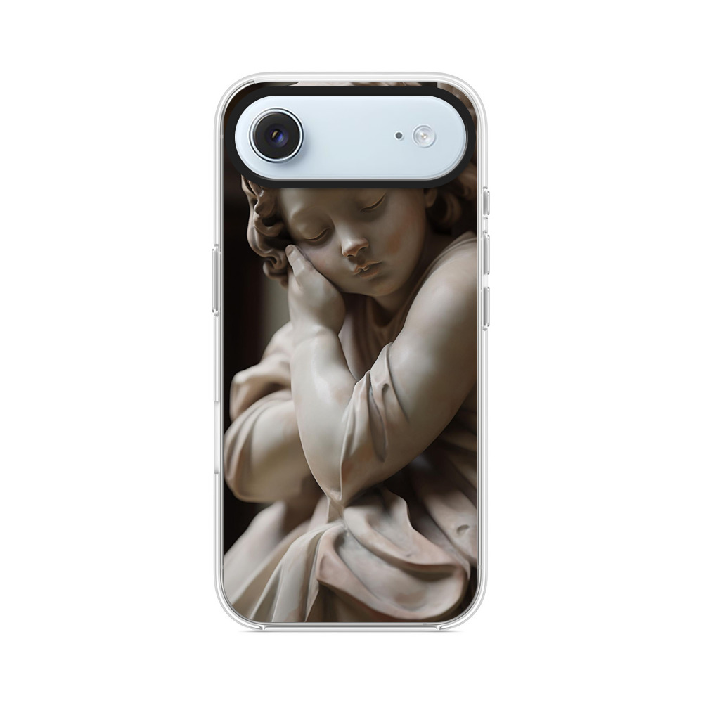 やさしく眠る天使像 iPhone Airオリジナルケース