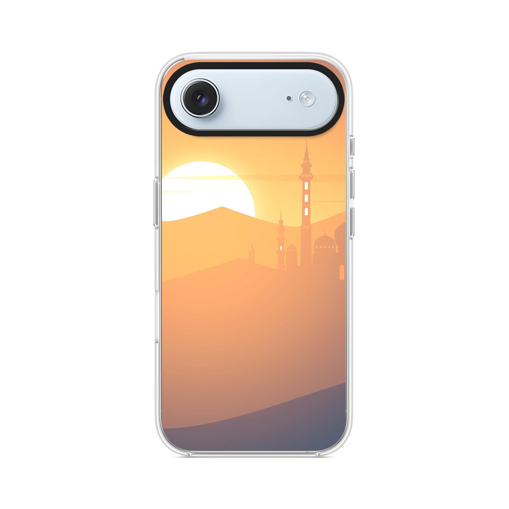 夕日とモスクの風景 iPhone Airオリジナルケース