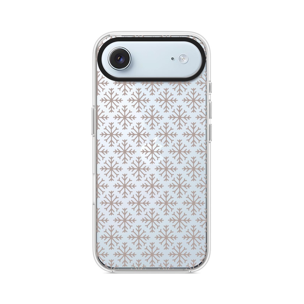 雪の結晶のパターン iPhone Airオリジナルケース