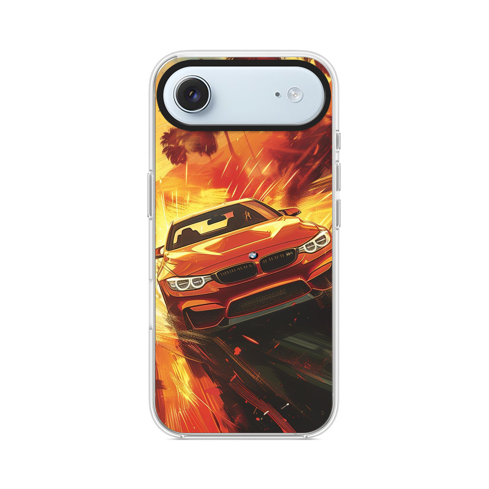 夕焼けスポーツカー iPhone Airオリジナルケース