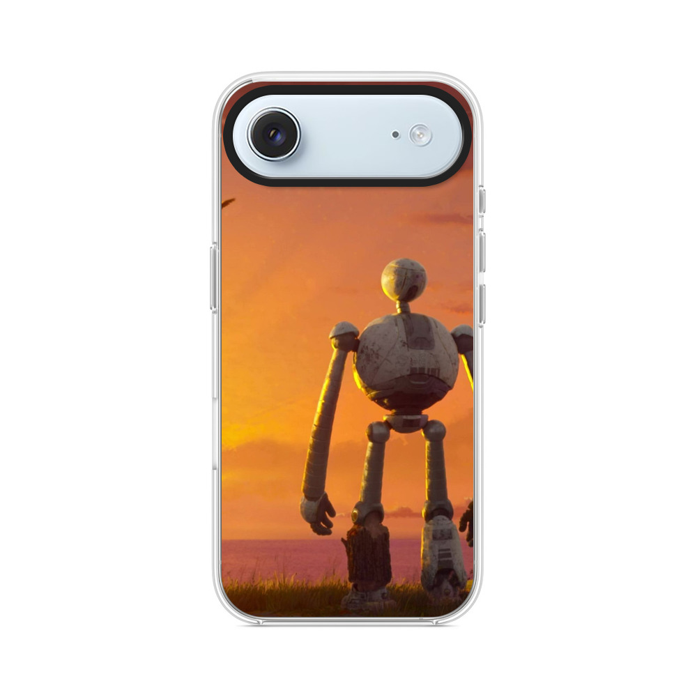 夕焼けのロボット iPhone Airオリジナルケース