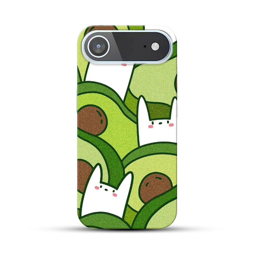 アボカドとウサギ iPhone Airオリジナルハードケース