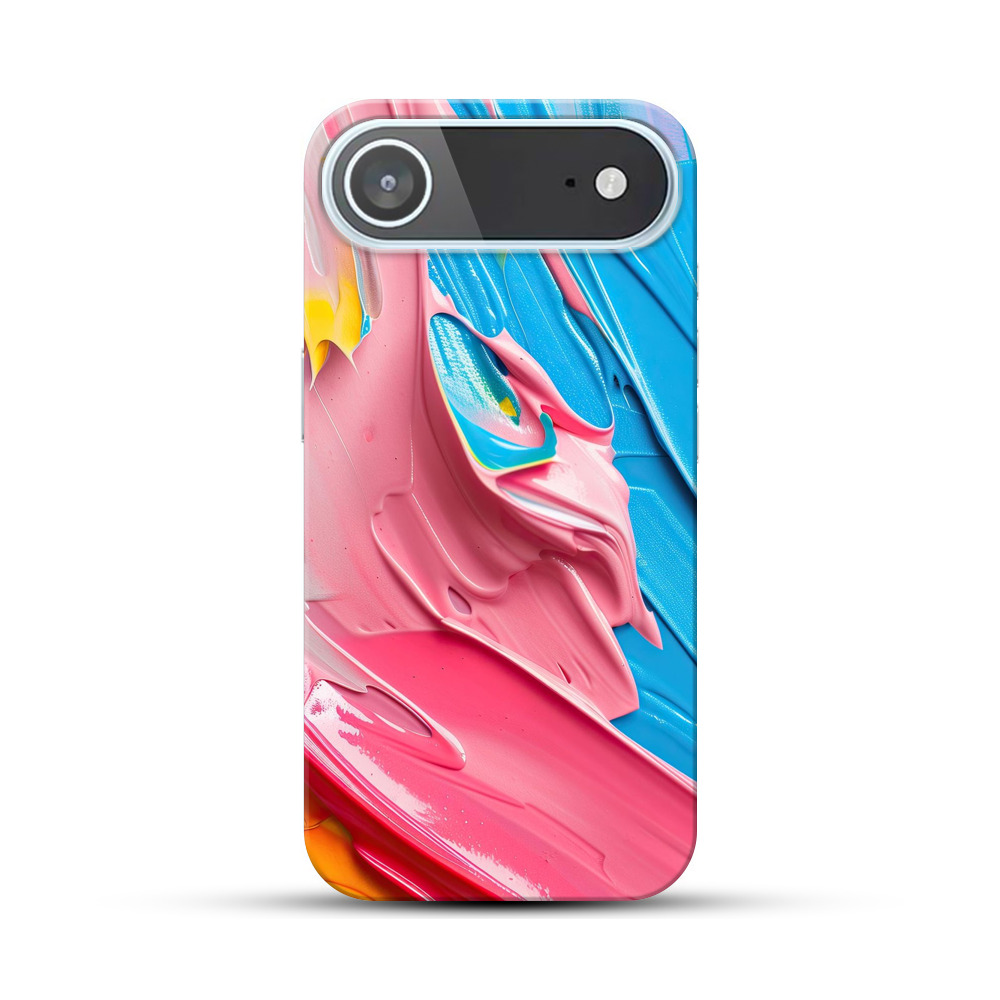 抽象ペイント模様 iPhone Airオリジナルハードケース