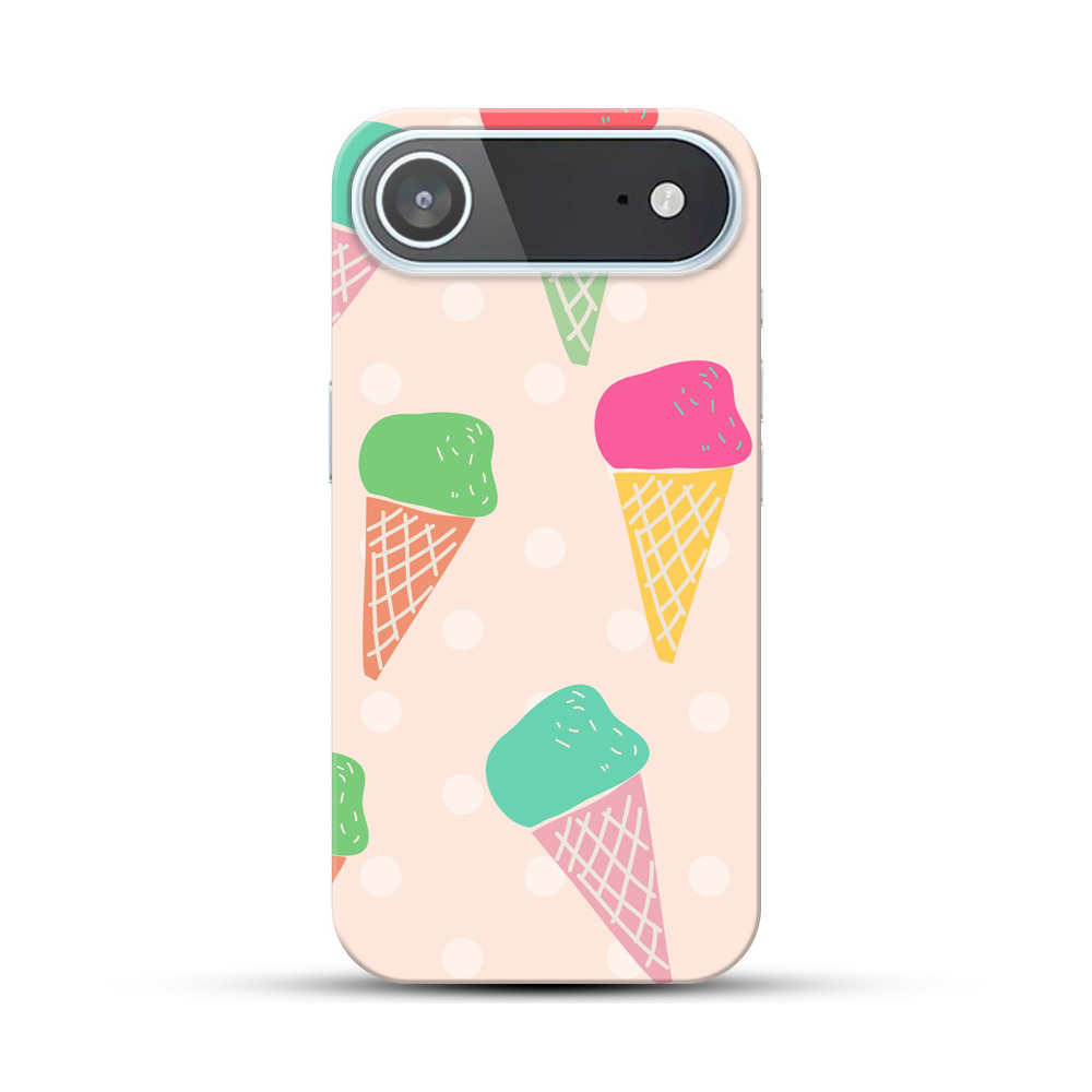 アイスクリームパターン iPhone Airオリジナルハードケース