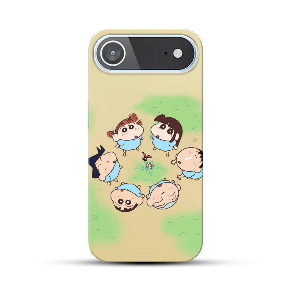 赤ちゃんキャラクターの草原 iPhone Airオリジナルハードケース