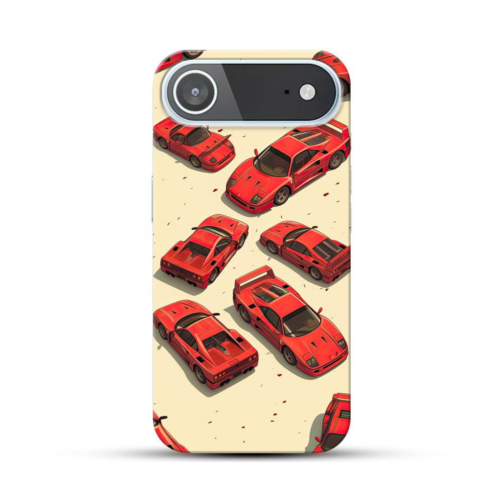赤いスポーツカー iPhone Airオリジナルハードケース